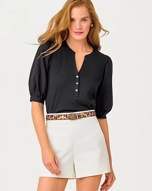 Lilly Pulitzer Ronson Knit Top Noir