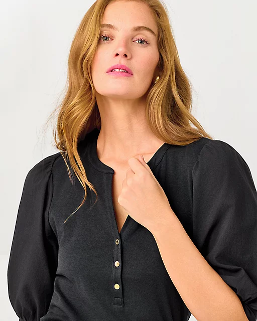 Lilly Pulitzer Ronson Knit Top Noir