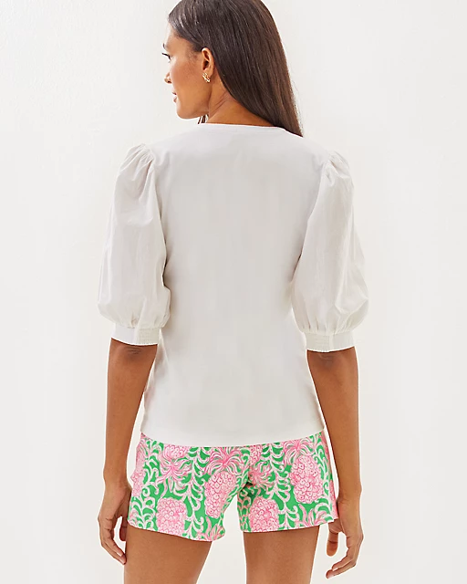 Lilly Pulitzer Ronson Knit Top Resort White