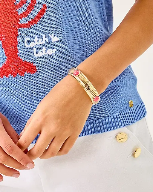 Lilly Pulitzer Sunbelievable Bracelet Cane Coral