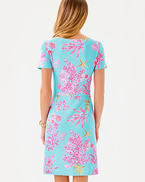 Lilly Pulitzer UPF 50+ Bray Dress Multi Royal Coral
