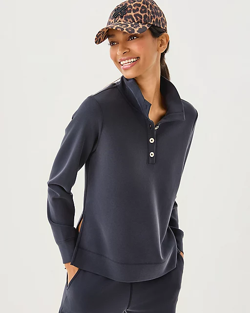 lilly pulitzer UPF 50+ Cowie Pullover Noir lilly pulitzer UPF 50+ Cowie Pullover Noir