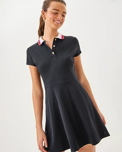 lilly pulitzer UPF 50+ Luxletic Bryana Dress Noir