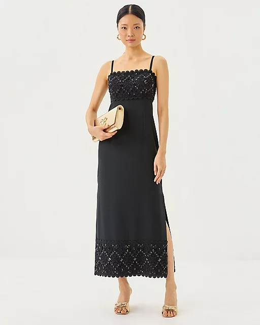 Lilly Pulitzer Vena Maxi Dress Noir