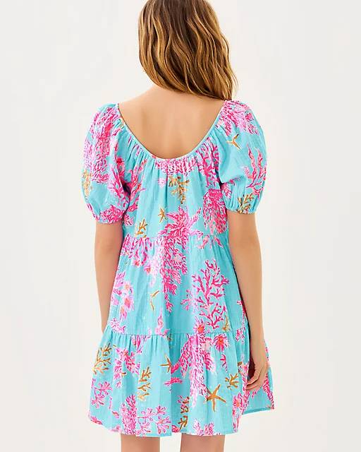 Lilly Pulitzer Zemini Cover-Up Multi Royal Coral
