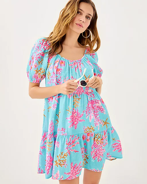 lilly pulitzer Zemini Cover-Up Multi Royal Coral lilly pulitzer Zemini Cover-Up Multi Royal Coral