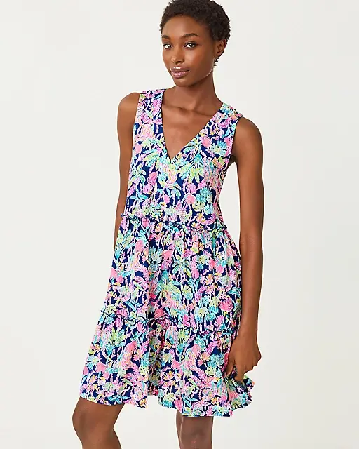 lilly pulitzer Lorina Swing Dress Oyster Bay Navy Seen And Herd