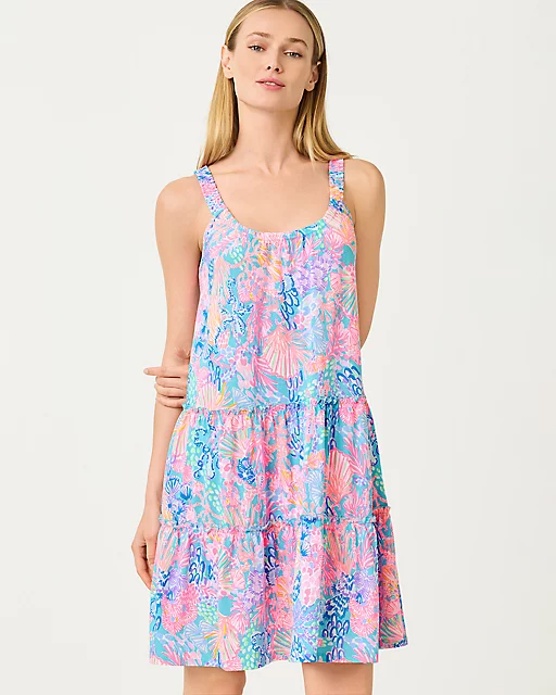 Lilly Pulitzer Loro Swing Dress Multi Splendor In The Sand