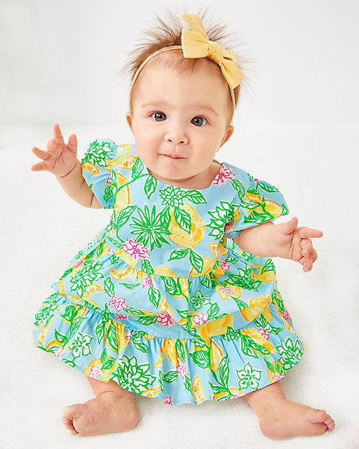 Lilly Pulitzer Lou Lou Infant Dress Set Bluette Make Lemonade