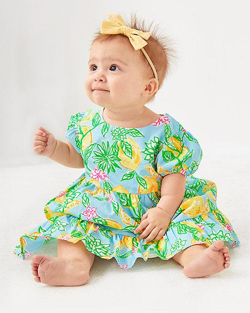Lilly Pulitzer Lou Lou Infant Dress Set Bluette Make Lemonade