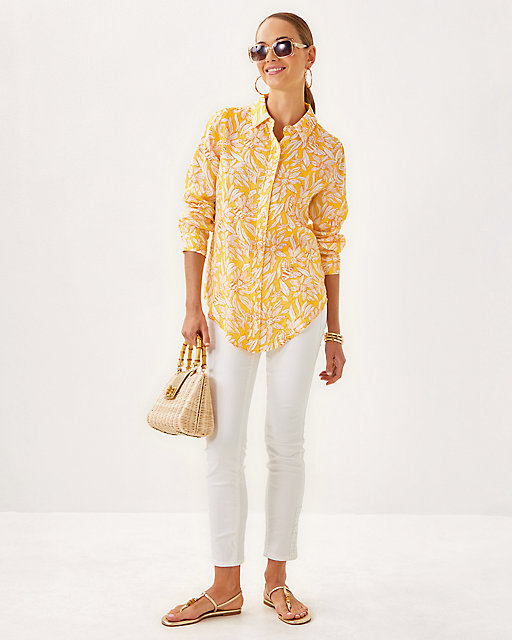 Lilly Pulitzer Lynd Tunic Honeycomb Hideaway Honeycomb