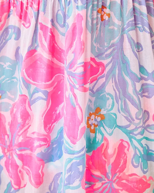 Lilly Pulitzer Mazarine Maxi Dress Cover-Up Multi Beachside Haven