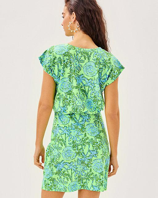 Lilly Pulitzer Melli Blouson Dress Cool Mint Catchin Rays
