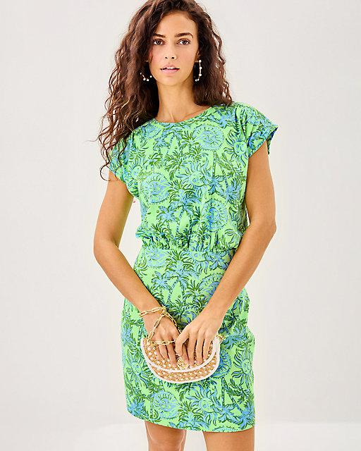 Lilly Pulitzer Melli Blouson Dress Cool Mint Catchin Rays