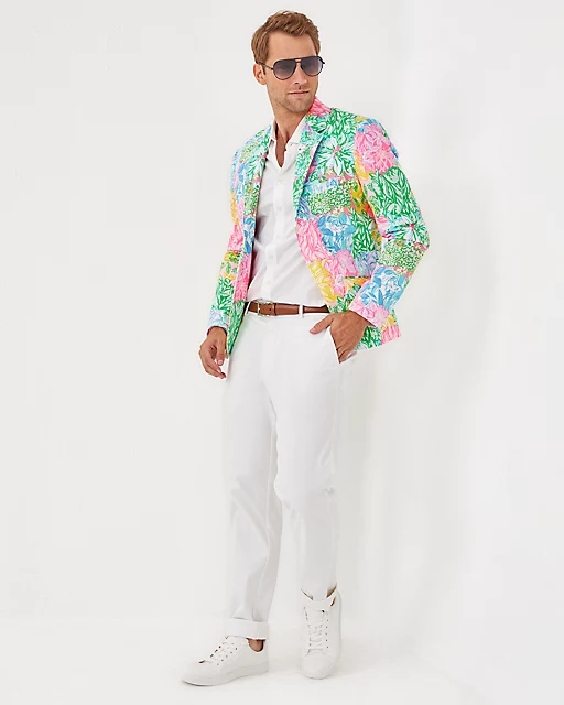 Lilly Pulitzer Men's Stuff 34" Mizner Stretch Pant Resort White