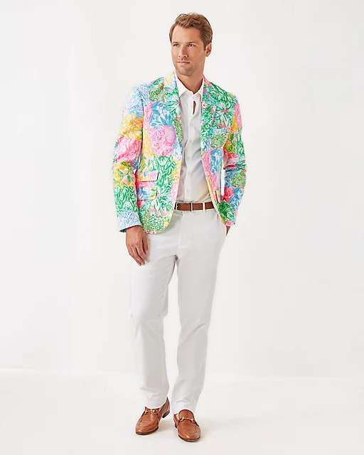 lilly pulitzer Men's Stuff 34" Mizner Stretch Pant Resort White