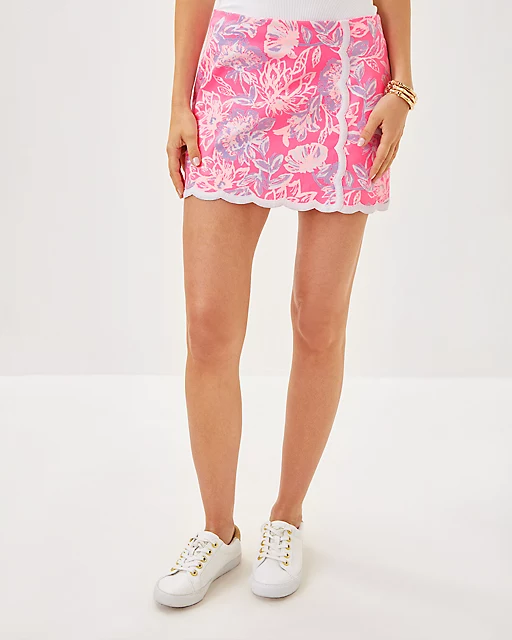 Lilly Pulitzer Michelina Mini Skort Rousseau Pink Zen Garden