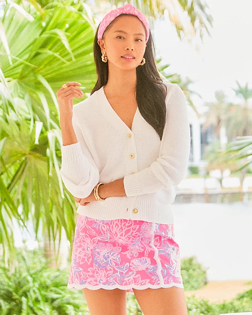 lilly pulitzer Michelina Mini Skort Rousseau Pink Zen Garden