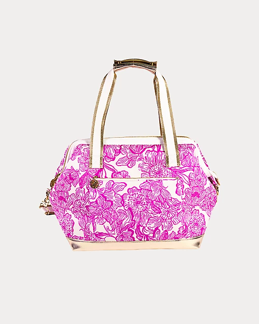 Lilly Pulitzer Neoprene Cooler Coconut Unforgettable Pink