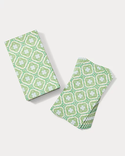 lilly pulitzer Paper Napkins Coconut Bamboo Logo Trellis