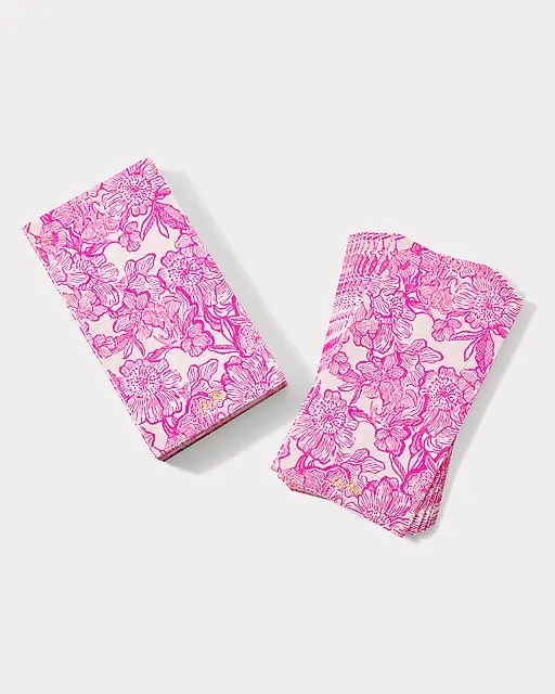 lilly pulitzer Paper Napkins Coconut Unforgettable Pink