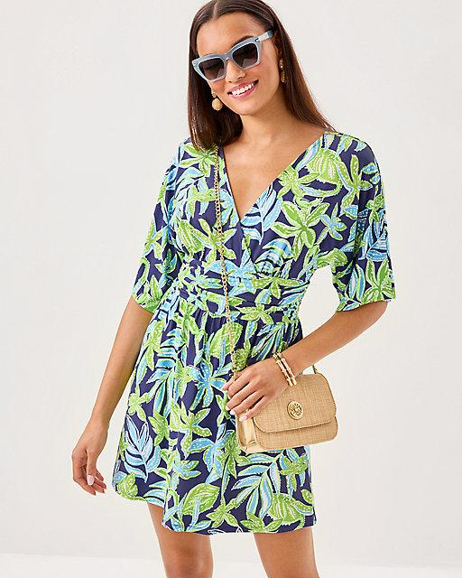 Lilly Pulitzer Parigi Skort Romper Sapphire Pool Tropical Tango