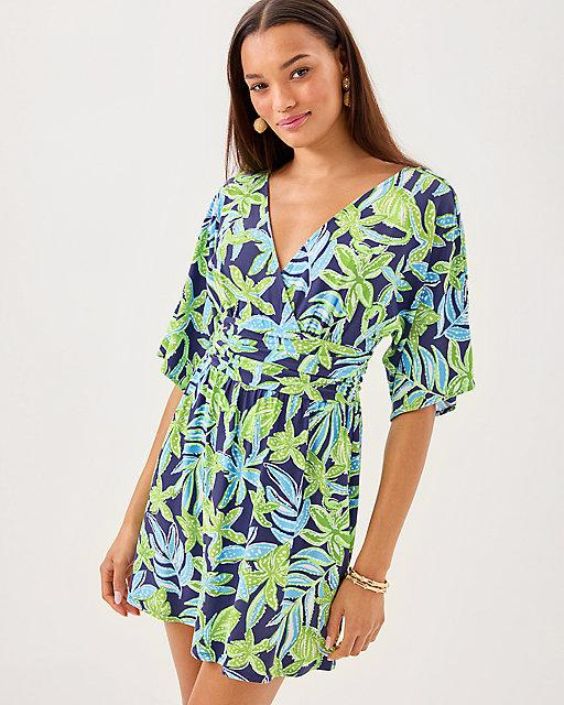 lilly pulitzer Parigi Skort Romper Sapphire Pool Tropical Tango