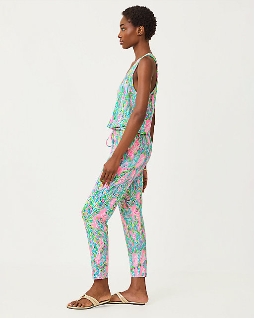 Lilly Pulitzer Paulina Jumpsuit Multi Unicorn Of The Sea
