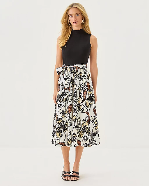 Lilly Pulitzer Prima Midi Dress Coconut Oversized Irisistable