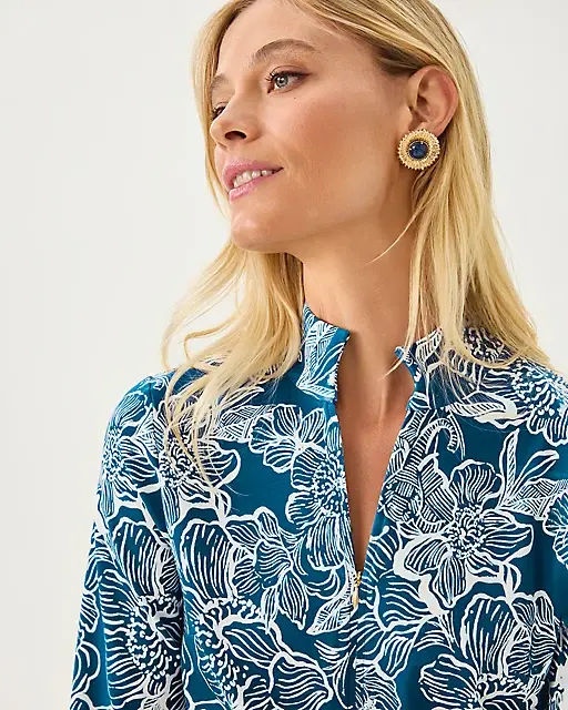 Lilly Pulitzer Rosie Dress Starlight Navy Unforgettable