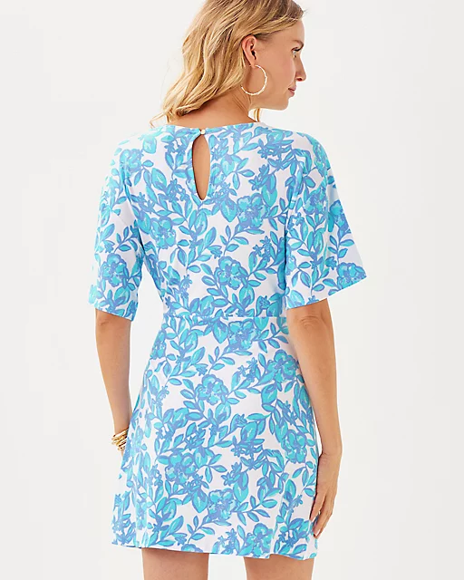 Lilly Pulitzer Shaw Dress Jacaranda Blue Simply The Zest
