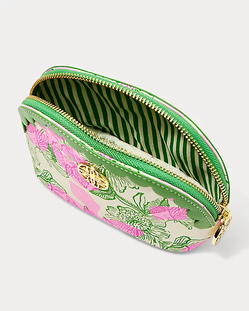 Lilly Pulitzer Small Scallop Pouch Multi Sunset Shadows