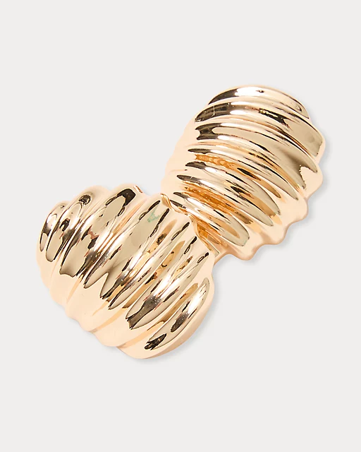 Lilly Pulitzer Sunbelievable Earrings Gold Metallic