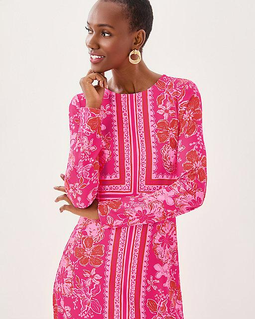 Lilly Pulitzer UPF 50+ ChillyLilly Zelena Dress Sun Shell Pink Big Party Engineered Chillylilly