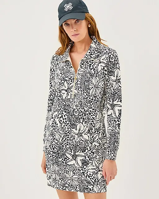 lilly pulitzer UPF 50+ Eleni Dress Onyx Lots To Spot lilly pulitzer UPF 50+ Eleni Dress Onyx Lots To Spot