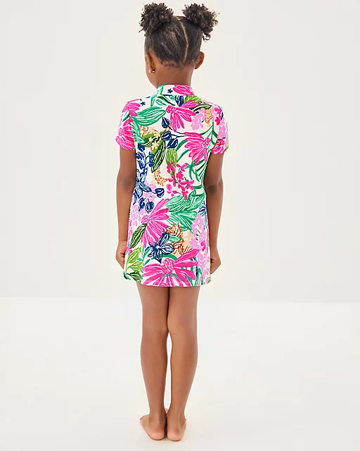 Lilly Pulitzer UPF 50+ Girls Mini Love Active Dress Multi Endless Summers