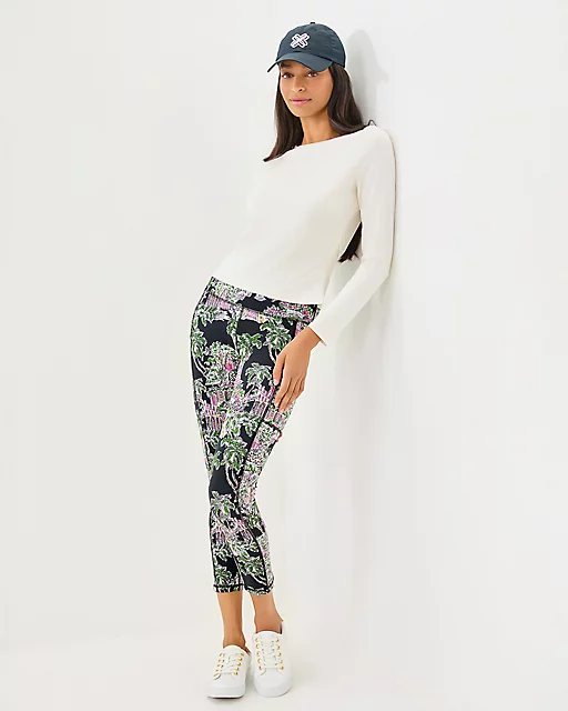 lilly pulitzer UPF 50+ Luxletic 24" Weekender High Rise Midi Legging Onyx Pb Anniversary Toile