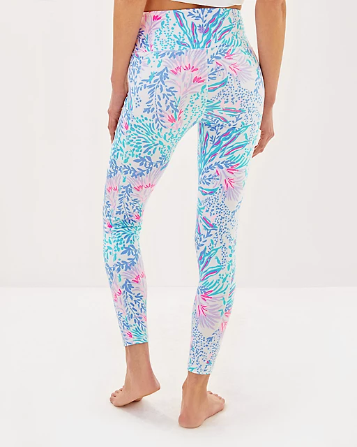 Lilly Pulitzer UPF 50+ Luxletic 26" Weekender High Rise Legging Multi Via Del Mar