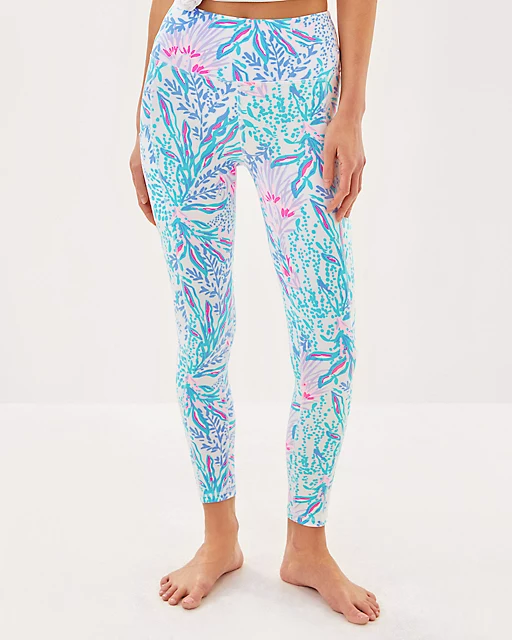 Lilly Pulitzer UPF 50+ Luxletic 26" Weekender High Rise Legging Multi Via Del Mar