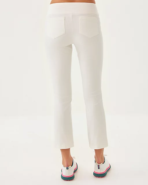 Lilly Pulitzer UPF 50+ Luxletic 28" Corso Kick Flare Pant Coconut