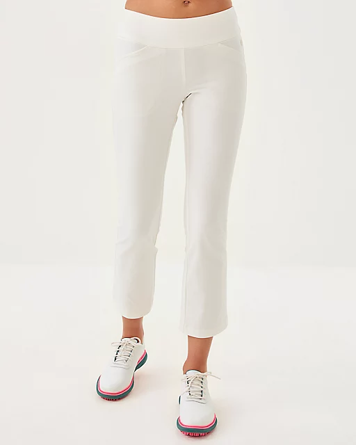 Lilly Pulitzer UPF 50+ Luxletic 28" Corso Kick Flare Pant Coconut