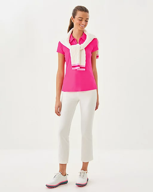 Lilly Pulitzer UPF 50+ Luxletic 28" Corso Kick Flare Pant Coconut