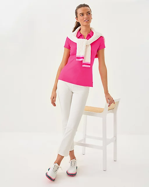 lilly pulitzer UPF 50+ Luxletic 28" Corso Kick Flare Pant Coconut