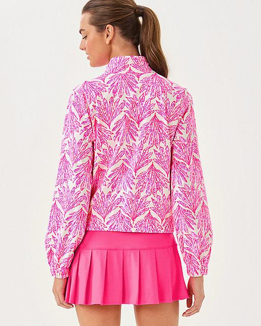 Lilly Pulitzer UPF 50+ Luxletic Aegean Jacket Pink Bliss Shady Babe