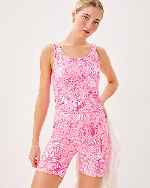 lilly pulitzer UPF 50+ Luxletic Ari Reversible Active Tank Conch Shell Pink Pennys Playground