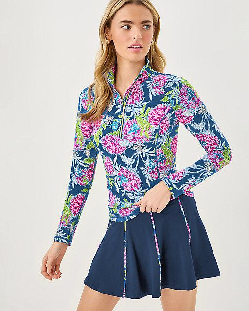 lilly pulitzer UPF 50+ Luxletic Bungalo High Rise Skort Multi Dahlia Licious