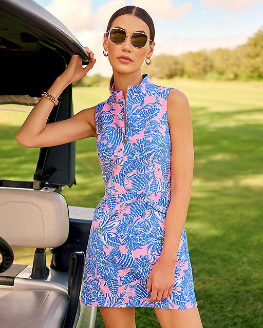 lilly pulitzer UPF 50+ Luxletic Catarina Dress Conch Shell Pink Up Scale Golf