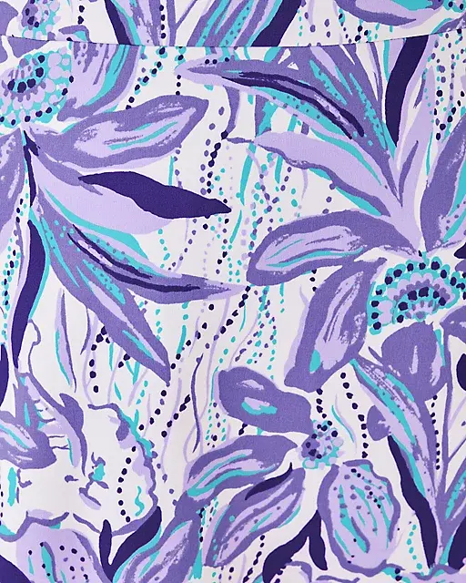 Lilly Pulitzer UPF 50+ Luxletic Charlotta Active Dress Tropicalia Purple Elephant In The Bloom