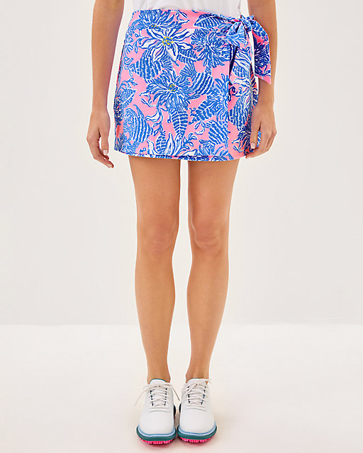 Lilly Pulitzer UPF 50+ Luxletic Fetia Skort Conch Shell Pink Up Scale Golf