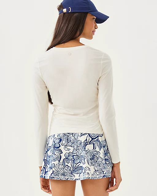 Lilly Pulitzer UPF 50+ Luxletic Heston Long Sleeve Tee Coconut